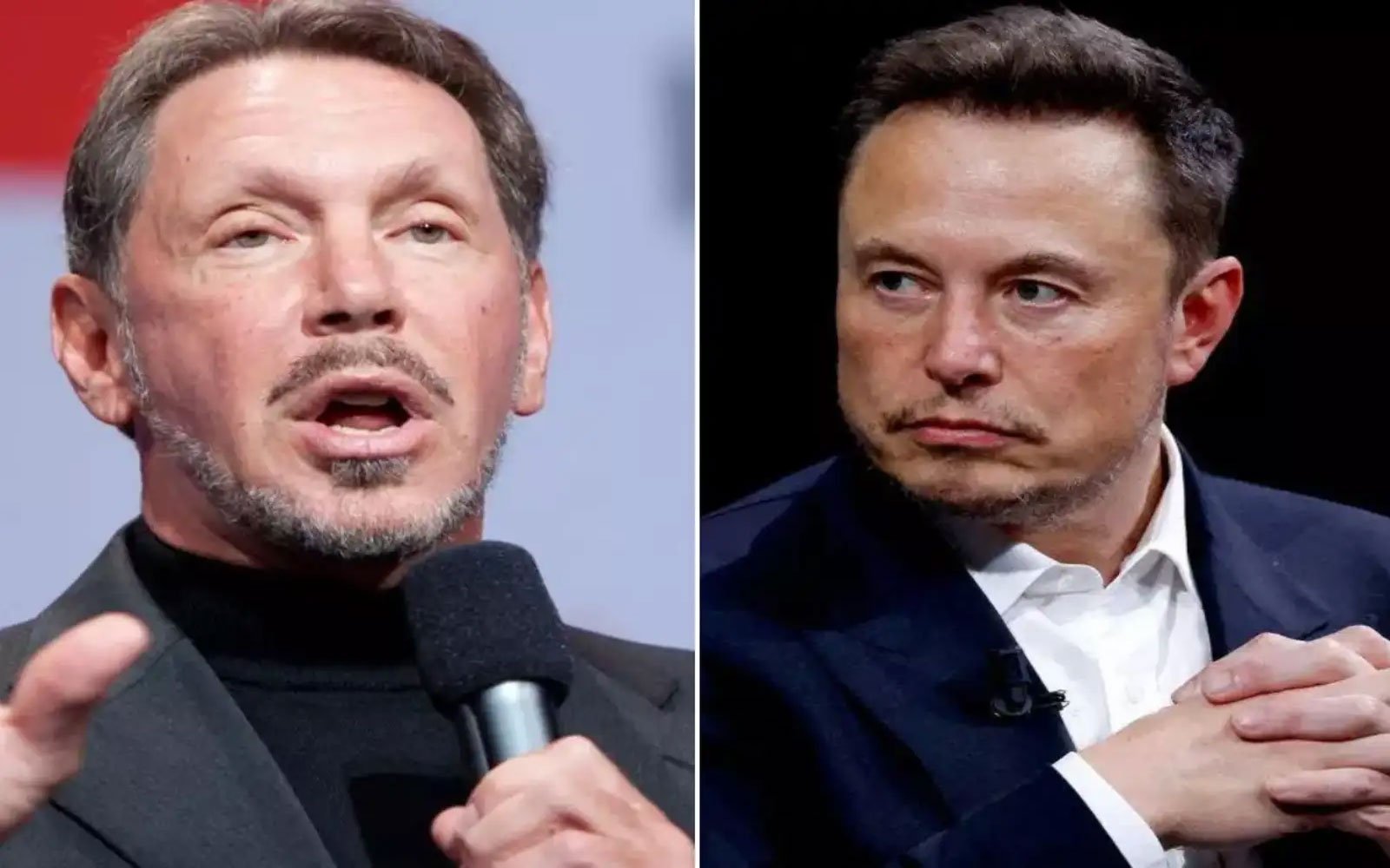 Elon Musk vs Larry Ellison wealth